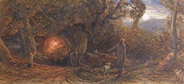 A Wagoner Returning Home, Samuel Palmer